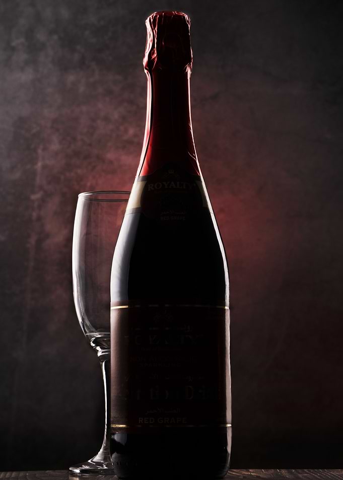 Dark Wine Bottle