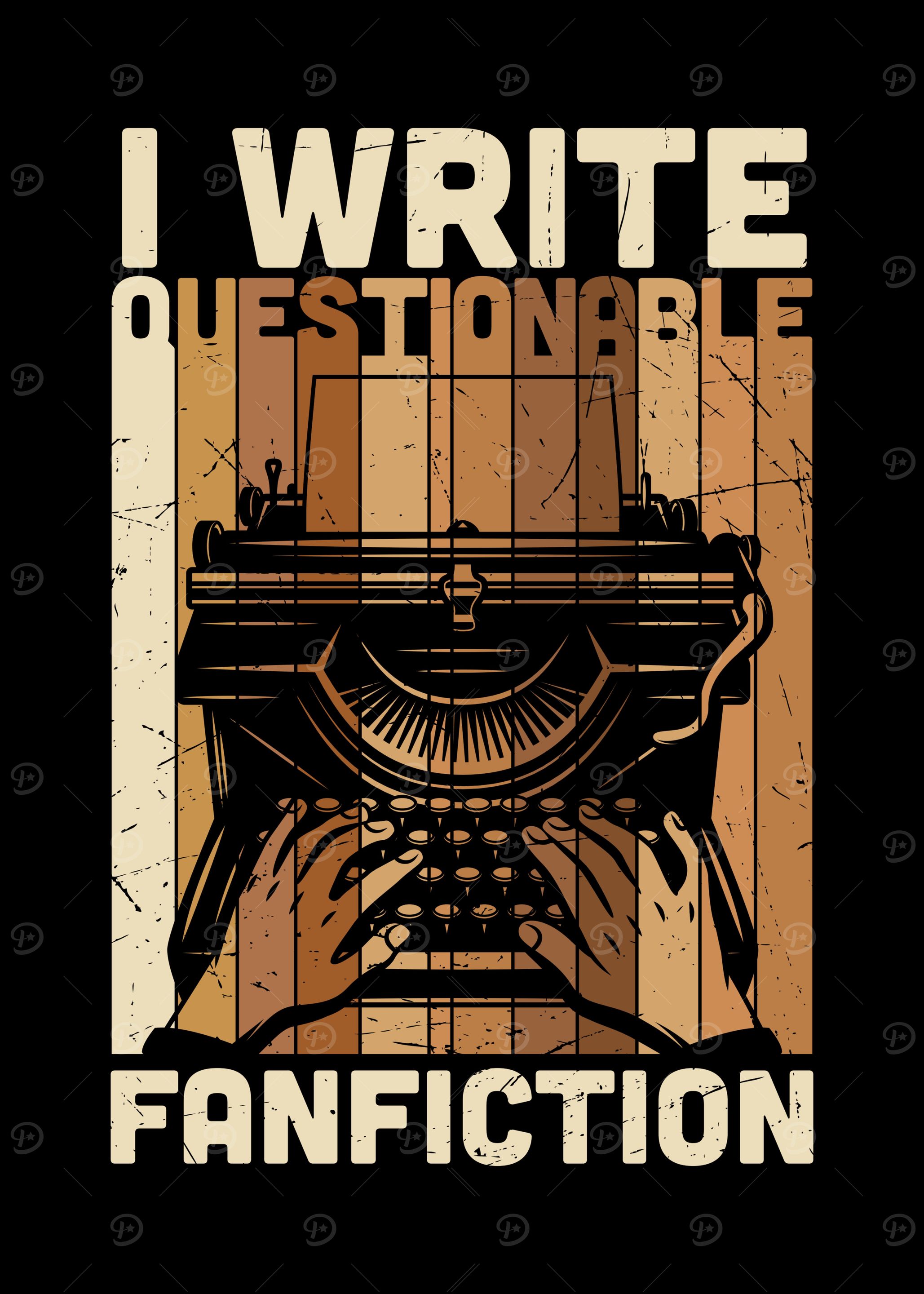 Writers Retro Tex Wall Art