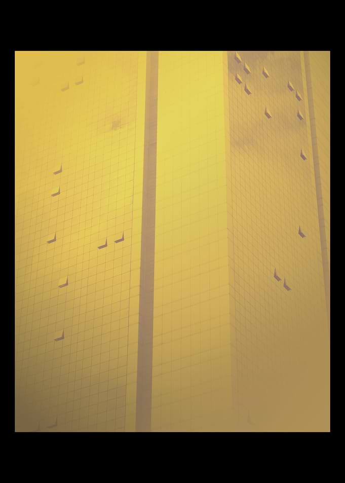 Golden city view