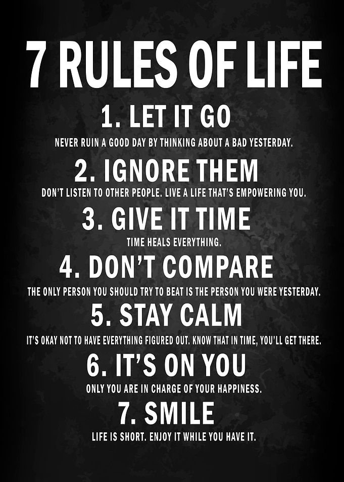7 Rules Of Life