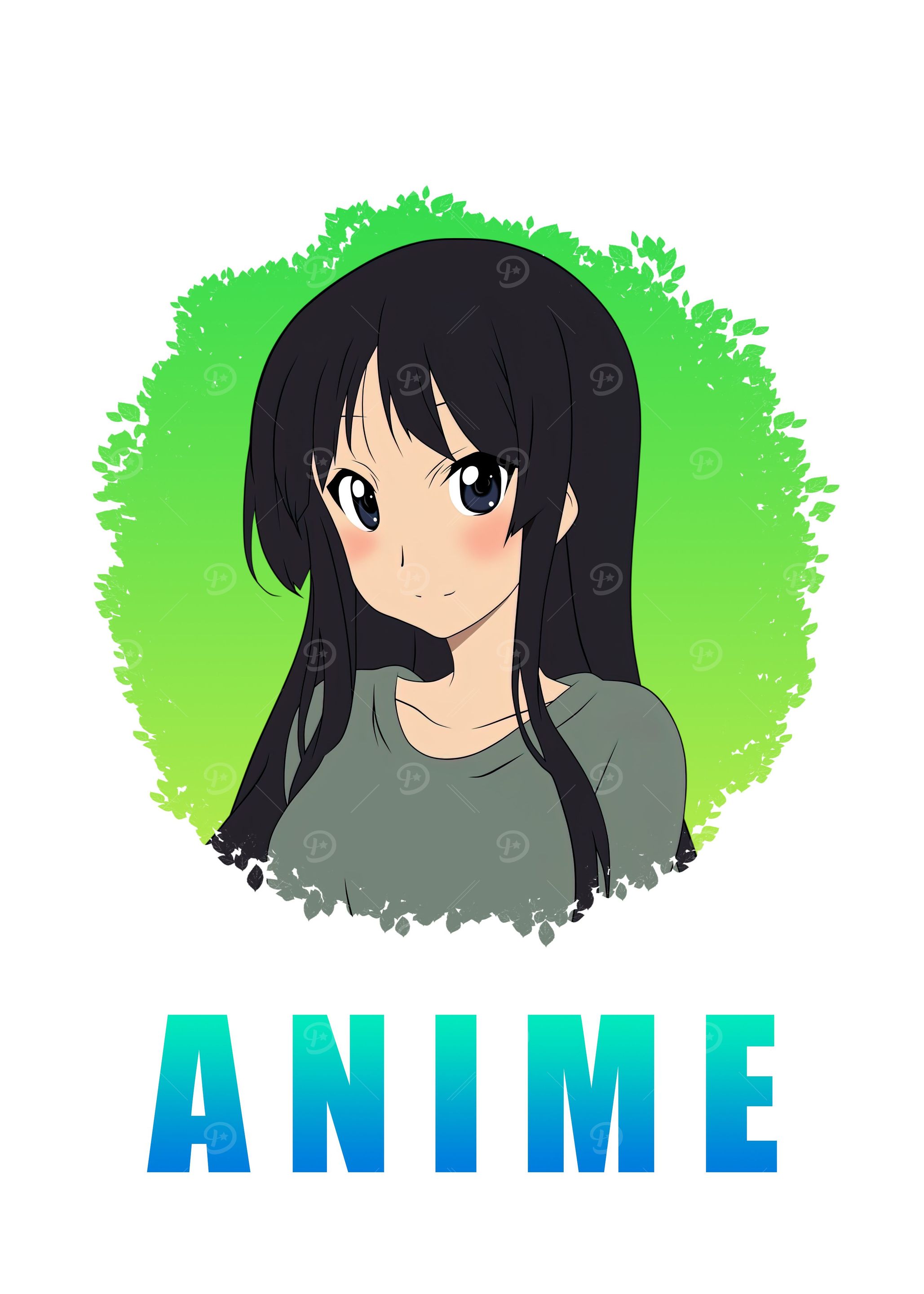 Anime Girl Art In White