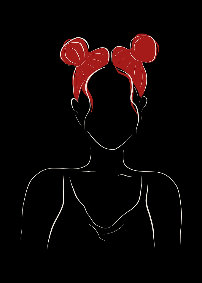 Woman and Red Hair Cute