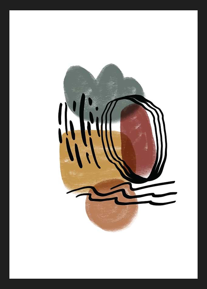 Abstract Boho Art