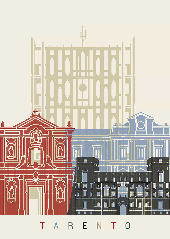 Tarento skyline poster