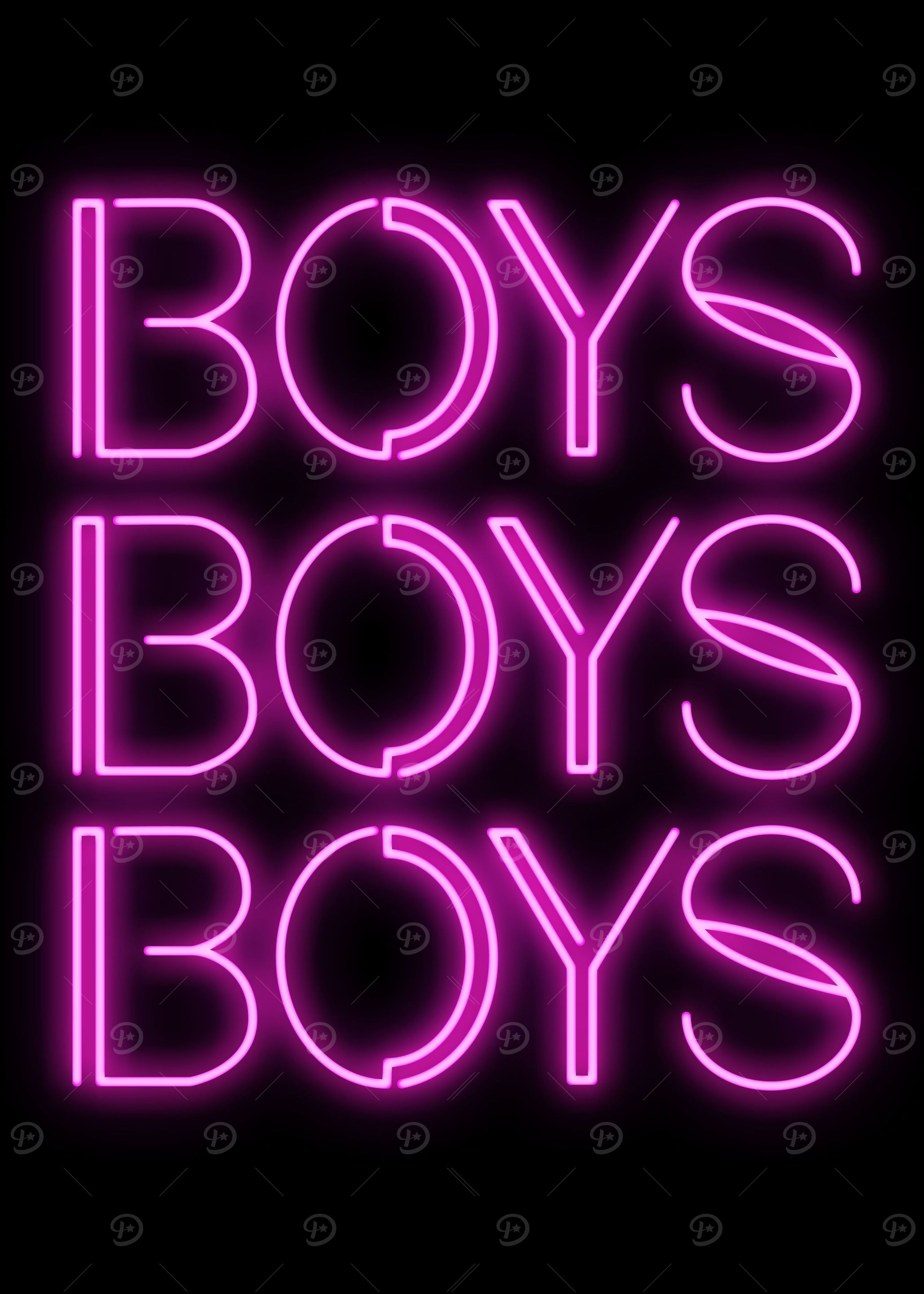 BOYS BOYS BOYS PINK