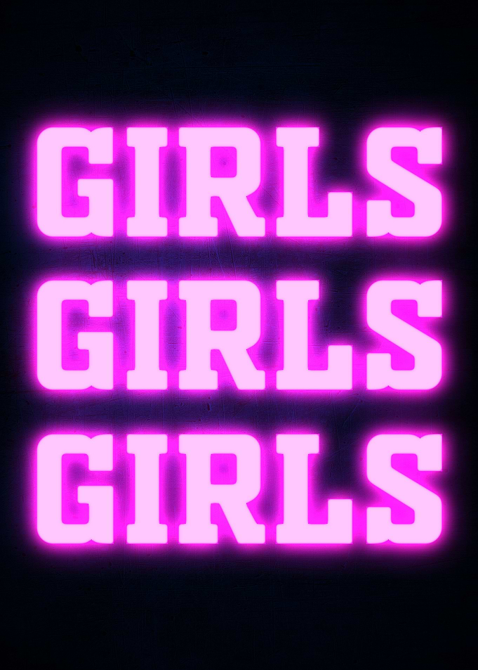GIRLS GIRLS GIRLS PINK