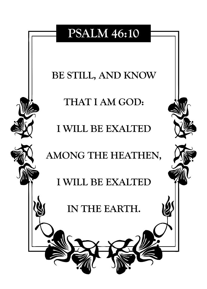 Psalm 46 10