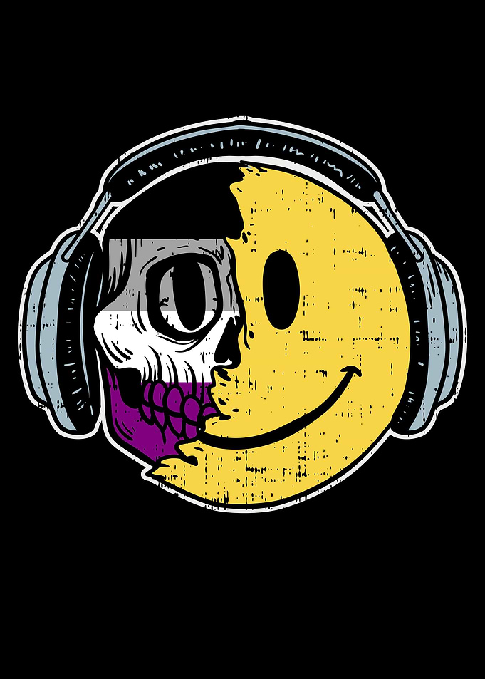 Asexual Funny Face Pride