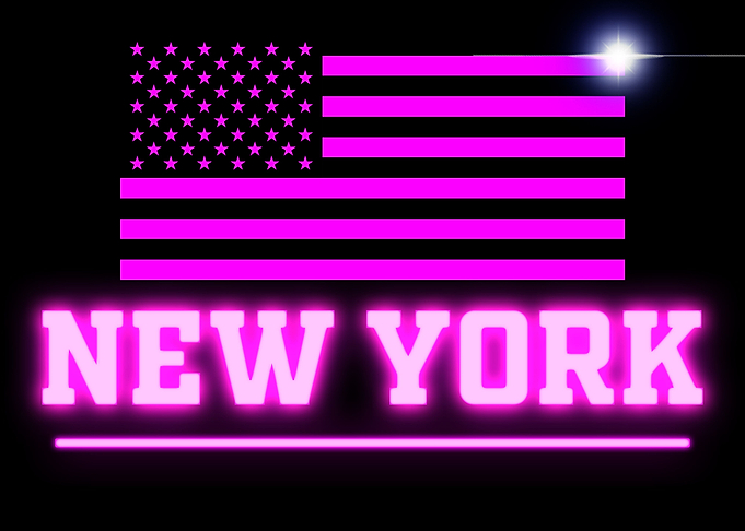 NEW YORK PINK NEON
