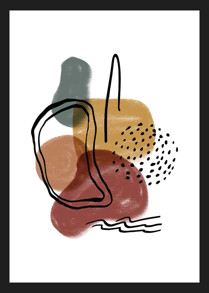 Abstract Boho Art