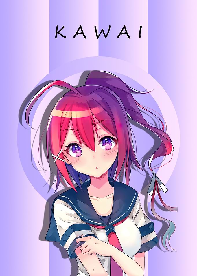 Cute Anime Girl Stile 2