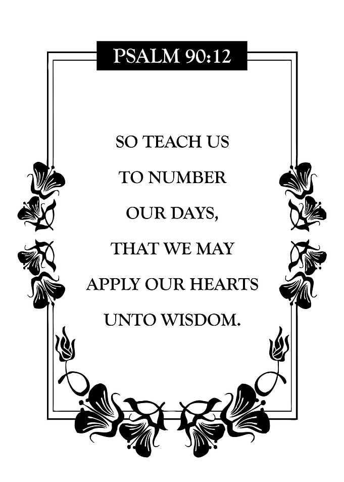Psalm 90 12