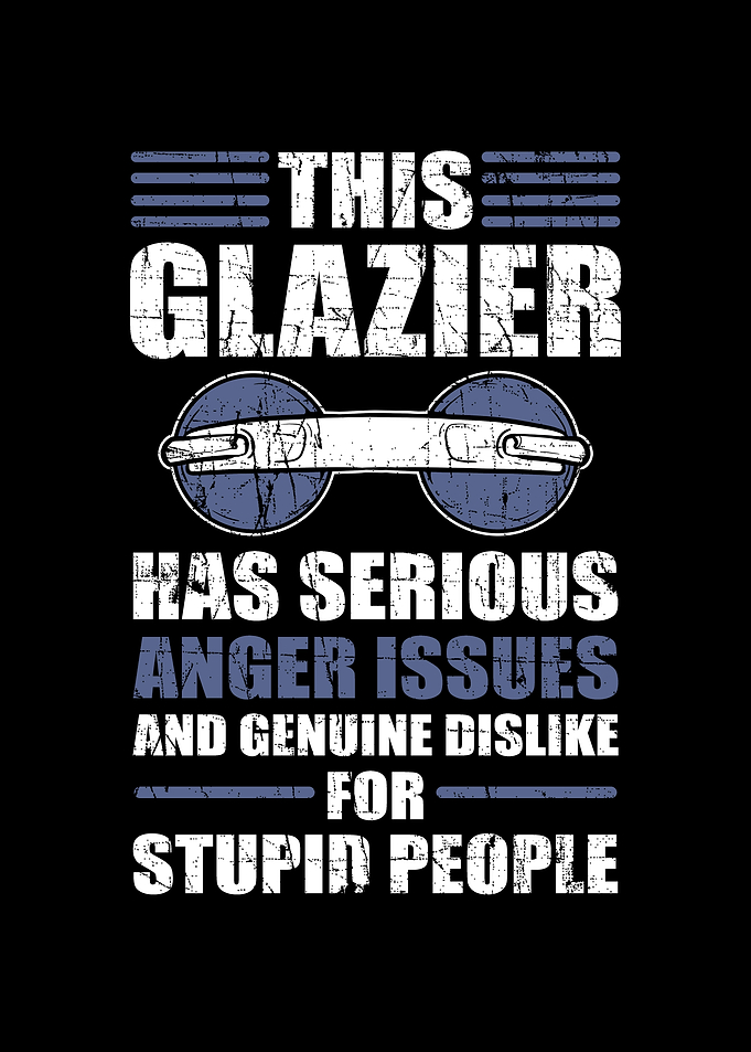 This glazier has serious