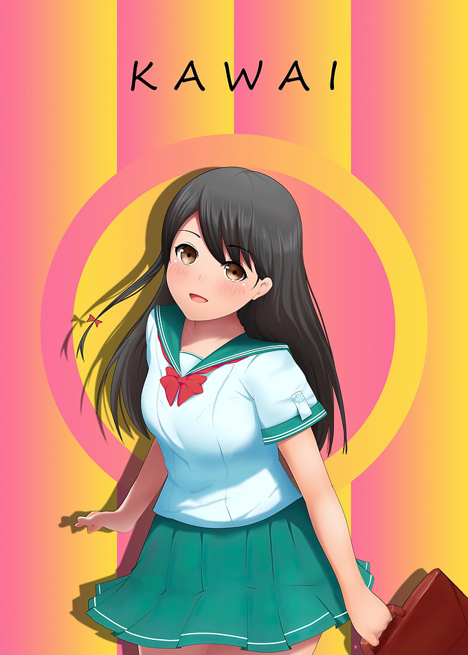 Cute Anime Girl Stile 2