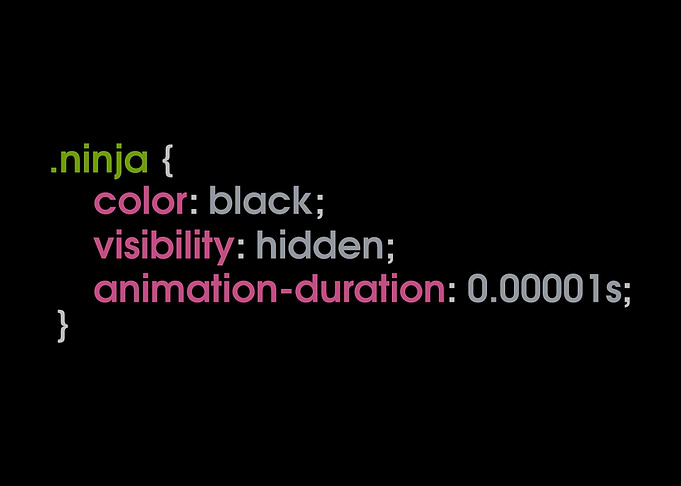 Web Developer Joke CSS