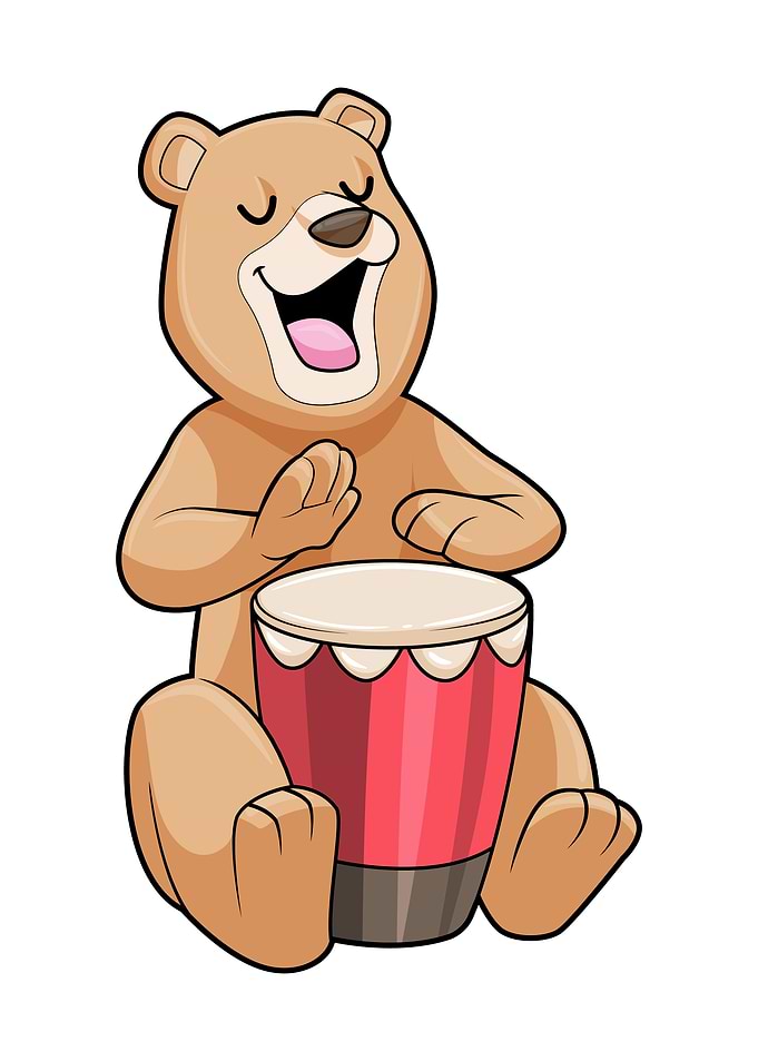 Bear Music Drum