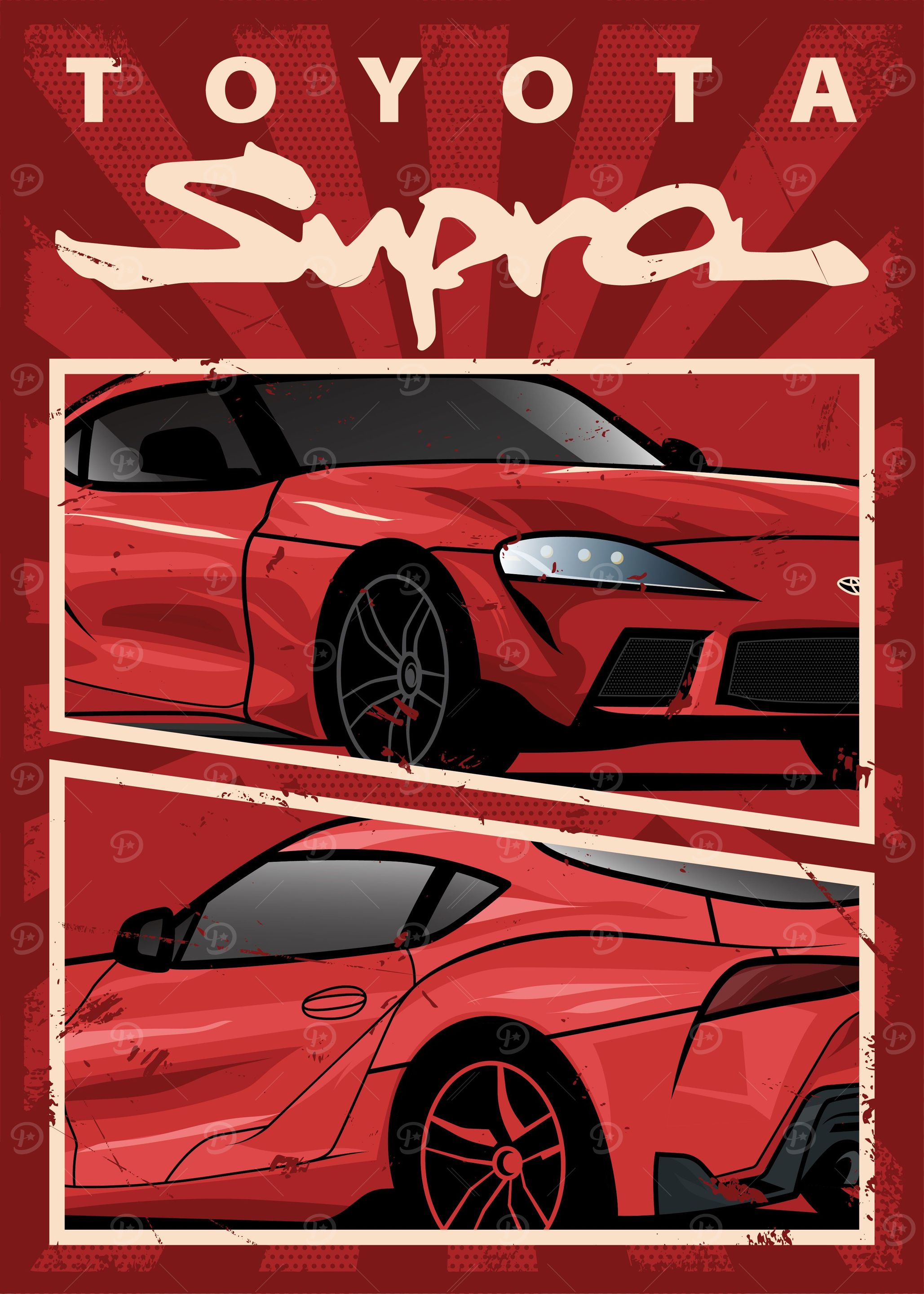 Toyota Supra Retro