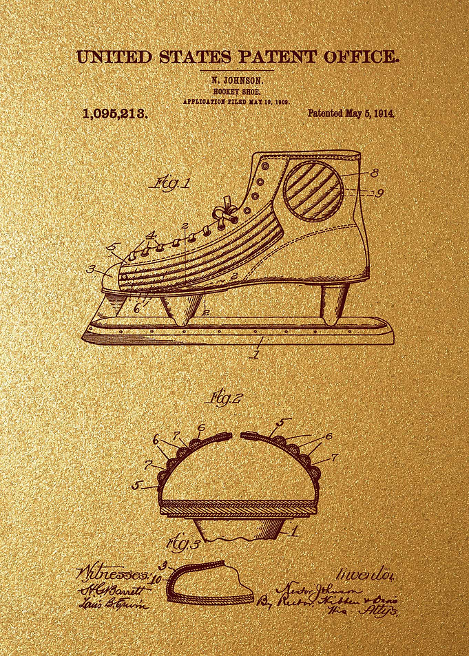 21 Ice Hockey Shoe Patent