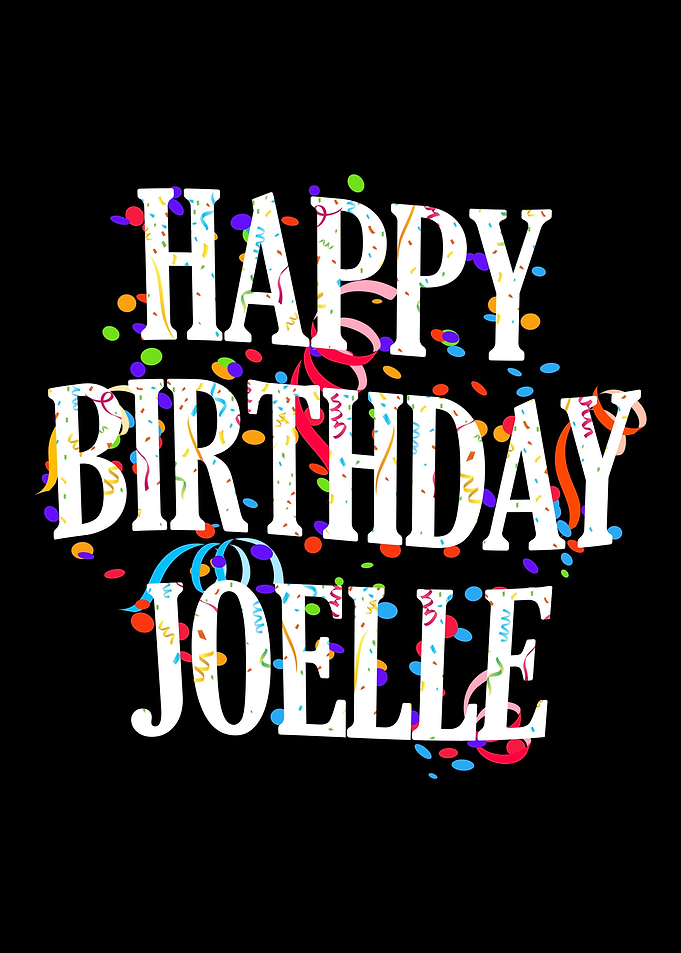 Happy Birthday Joelle