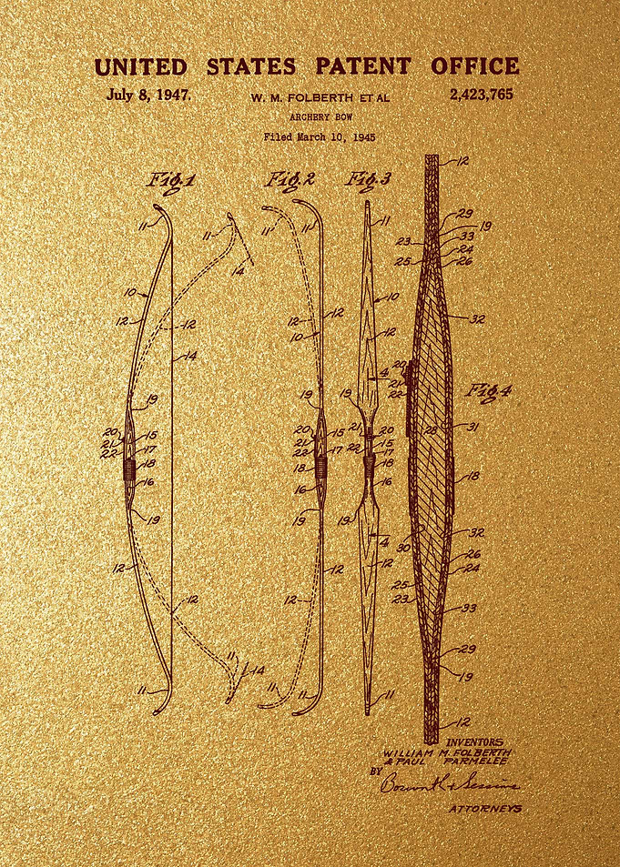 25 Archery Bow Patent