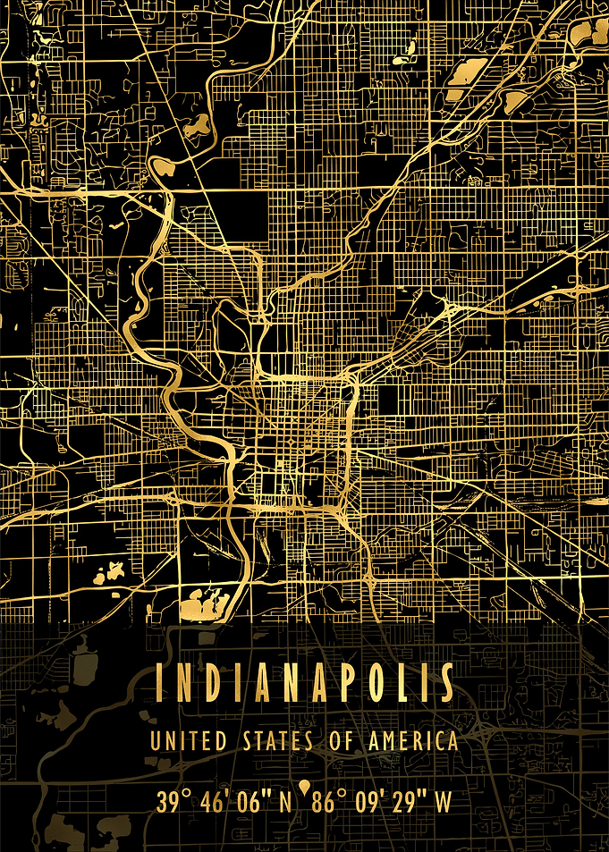 INDIANAPOLIS MAP USA