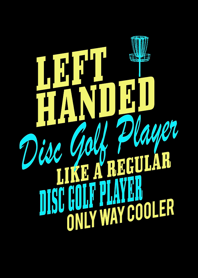 Disc Golf Funny Retro Left
