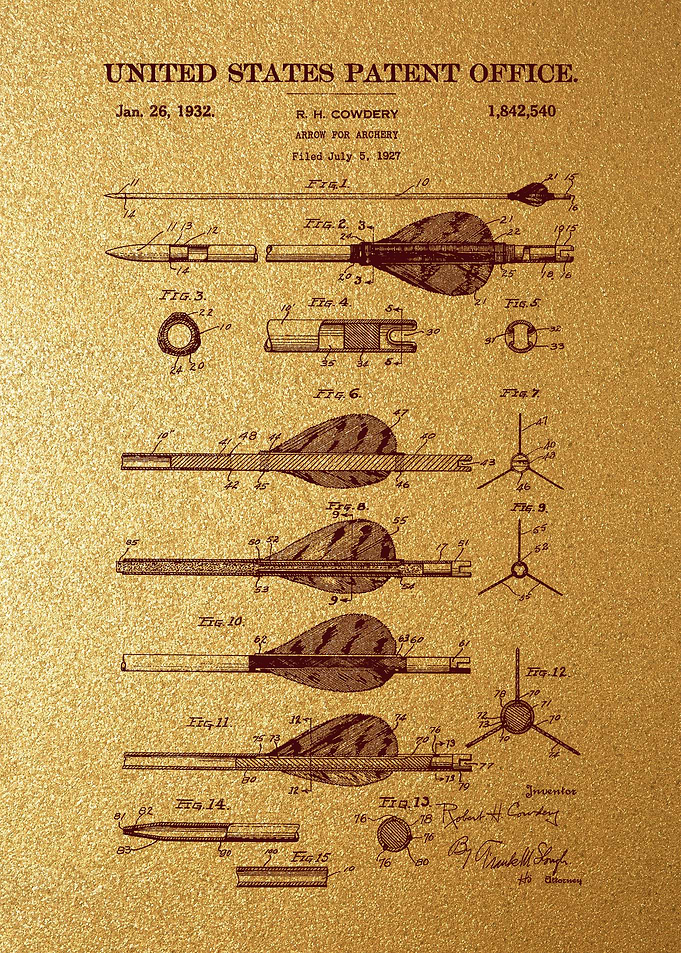 30 Archery Arrow Patent P