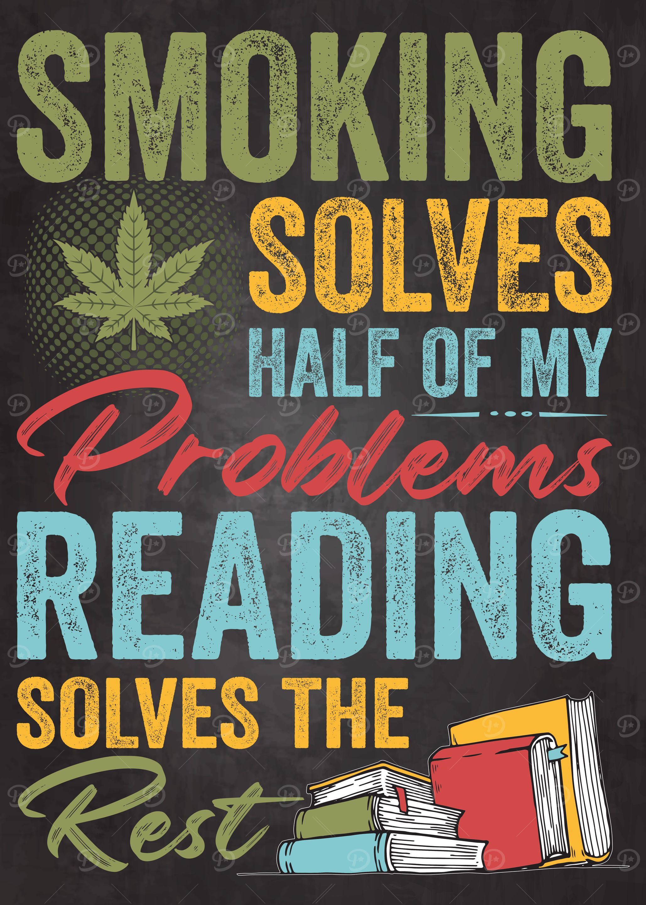 Smoking Weed and Reading