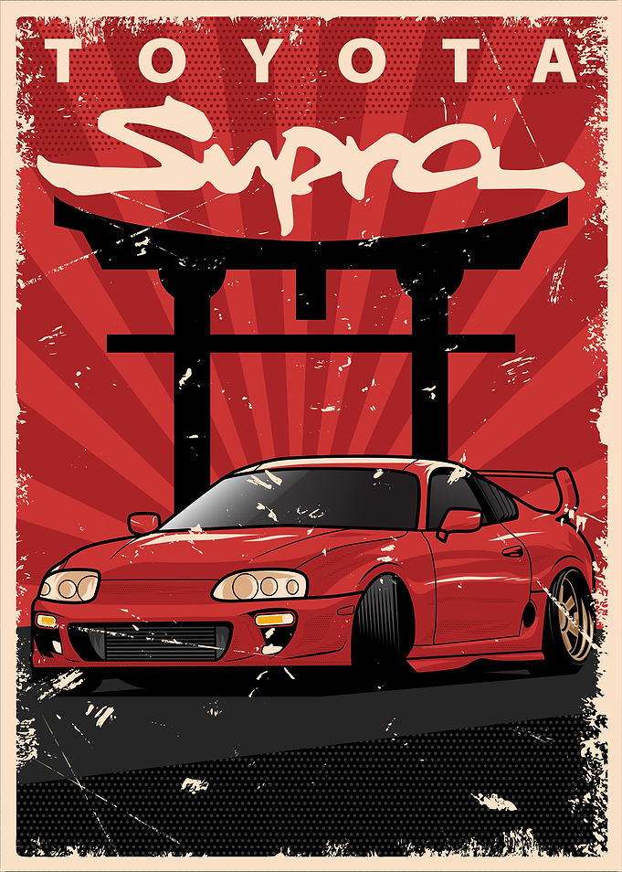 Toyota Supra Retro