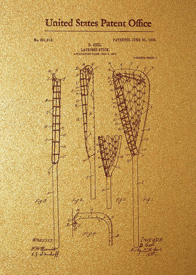 23 Lacrosse Stick Patent