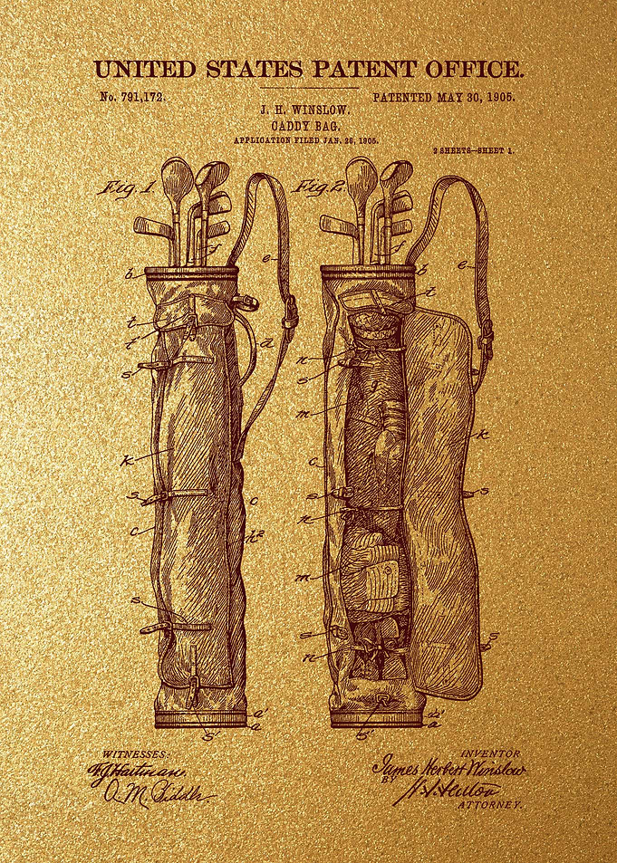 29 Golf Caddy Bag Patent