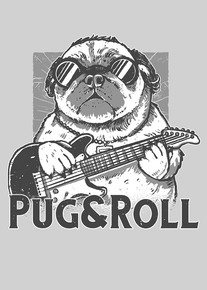 Pug Rock and roll uk ace
