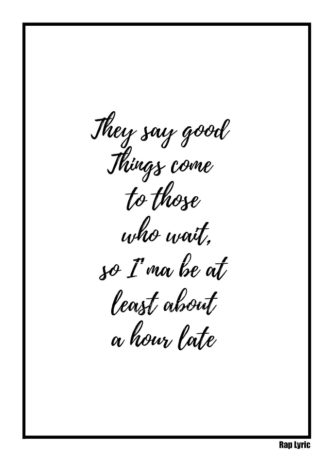 song lyric
