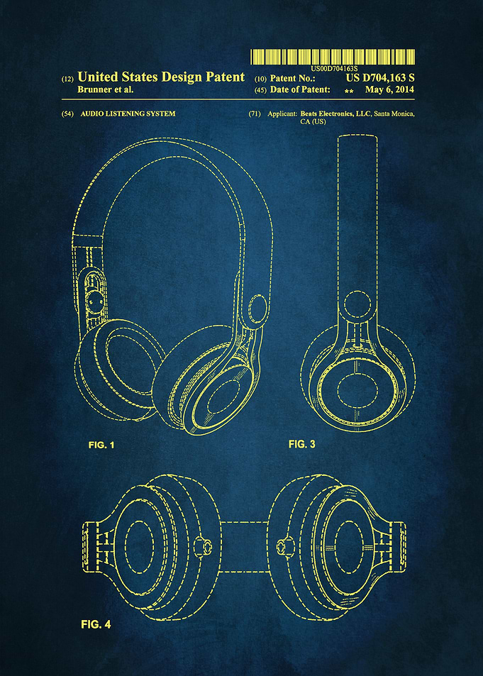 31 Beats Headphone Patent
