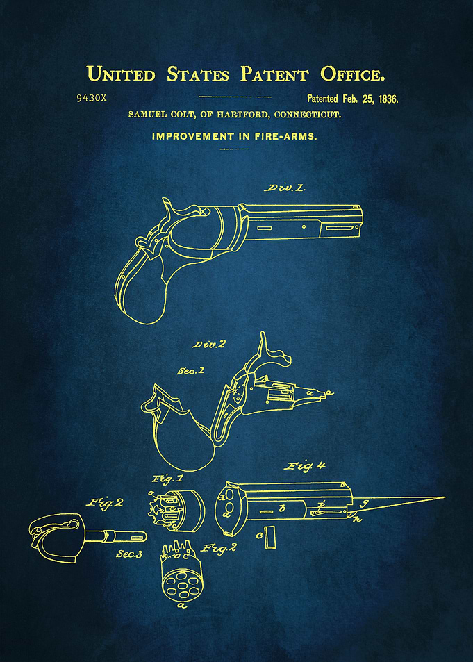 30 First Colt Firearm Pat