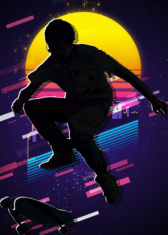 80s Retro Skating