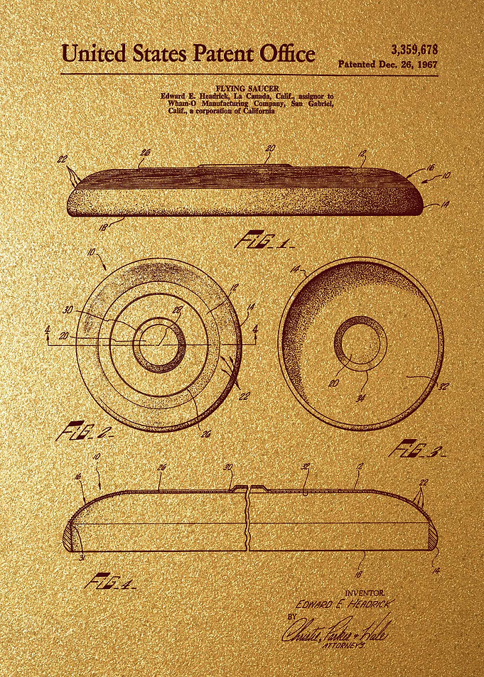 26 Flying Disc Patent