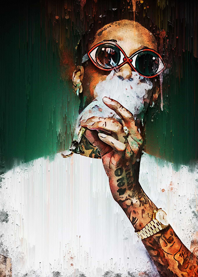 Wiz Khalifa smoker