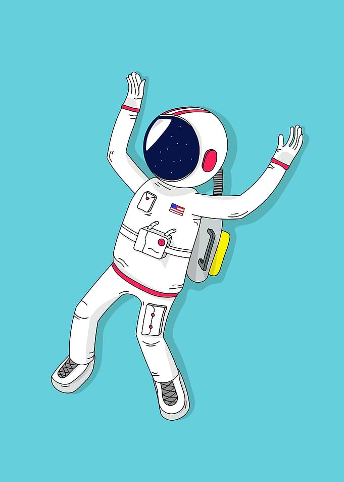 Astronaut Pastel