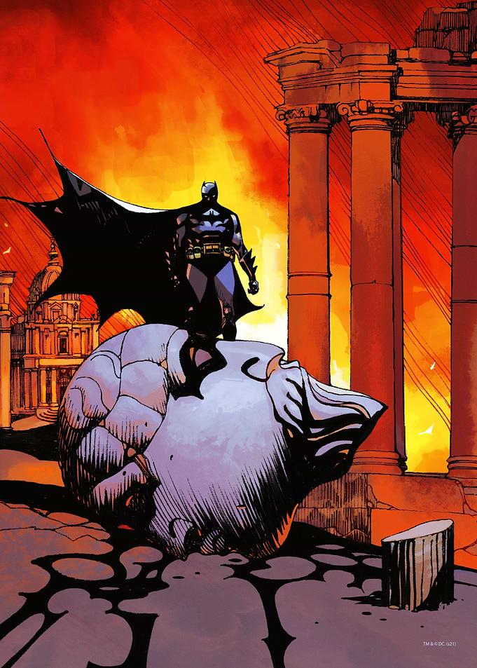 Batman The World Illustration Italy