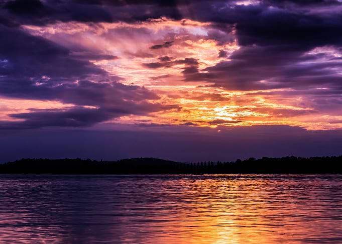 purple clouds