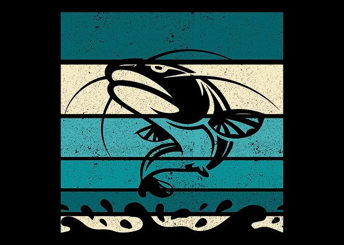 Retro Freshwater Catfish
