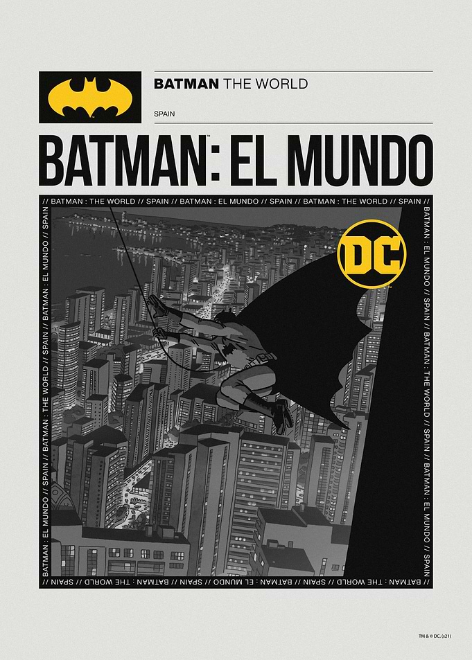 Batman The World BW Spain