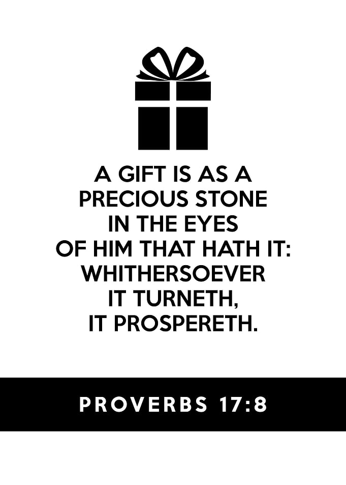 Proverbs 17 8