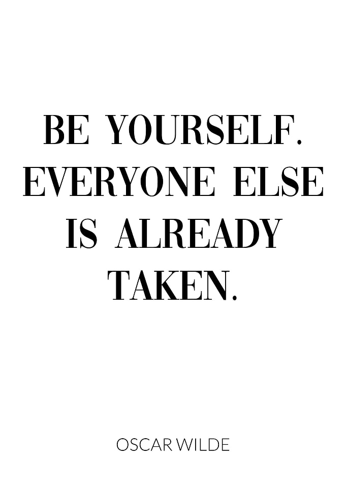 Oscar Wilde Be Yourself
