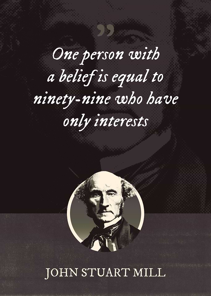One person with a belief