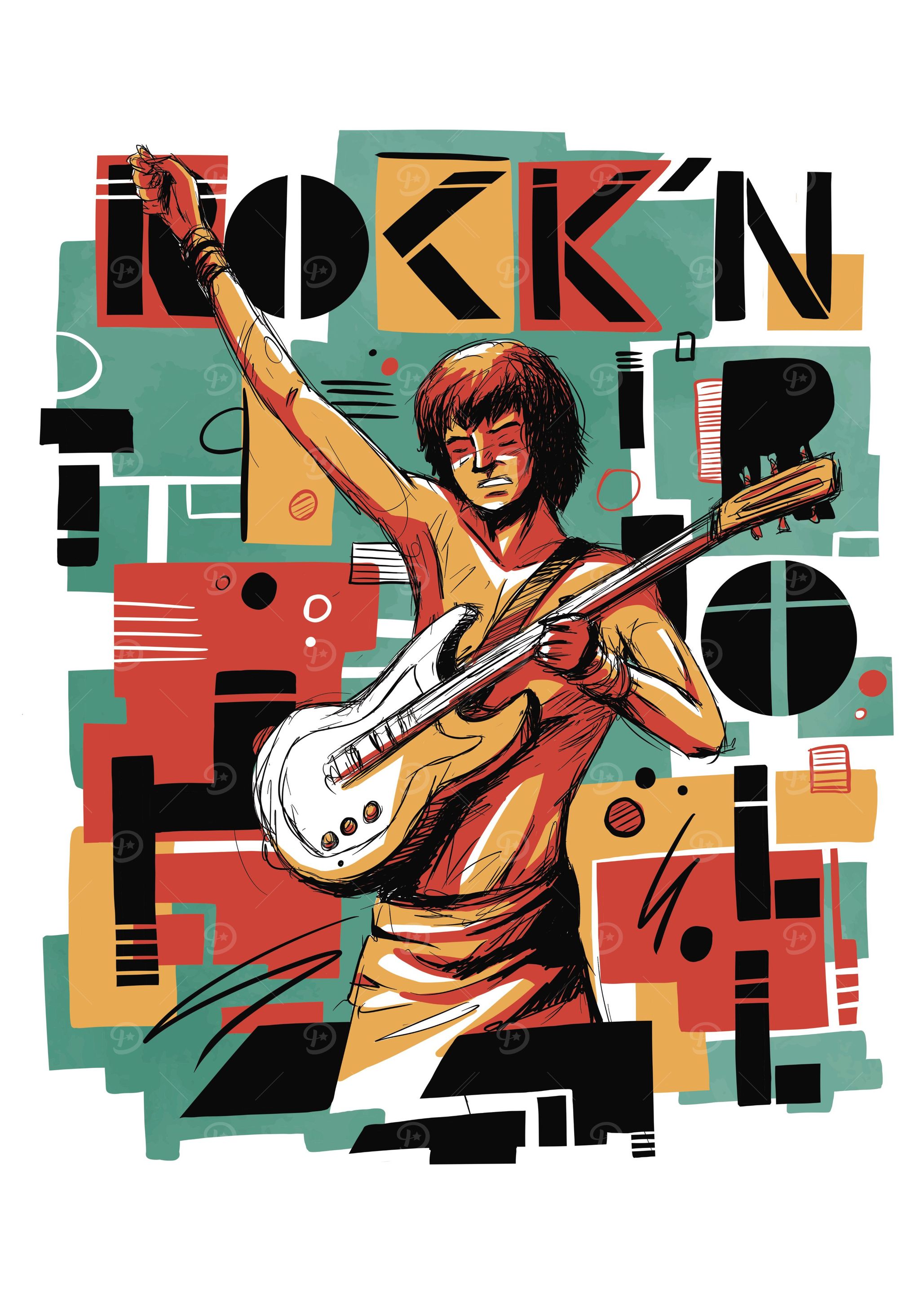 Rock n Roll Musician
