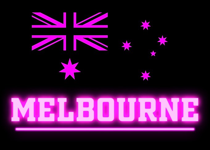 MELBOURNE AUSTRALIA NEON