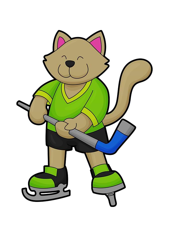 Cat Ice hockey Sports