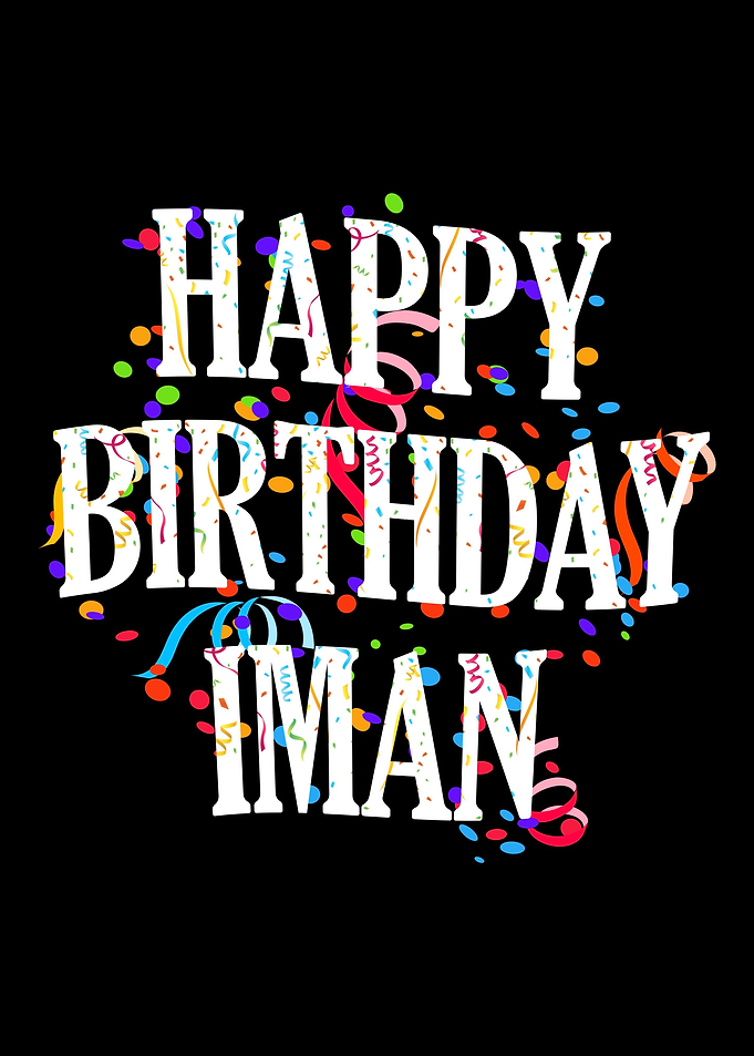 Happy Birthday Iman